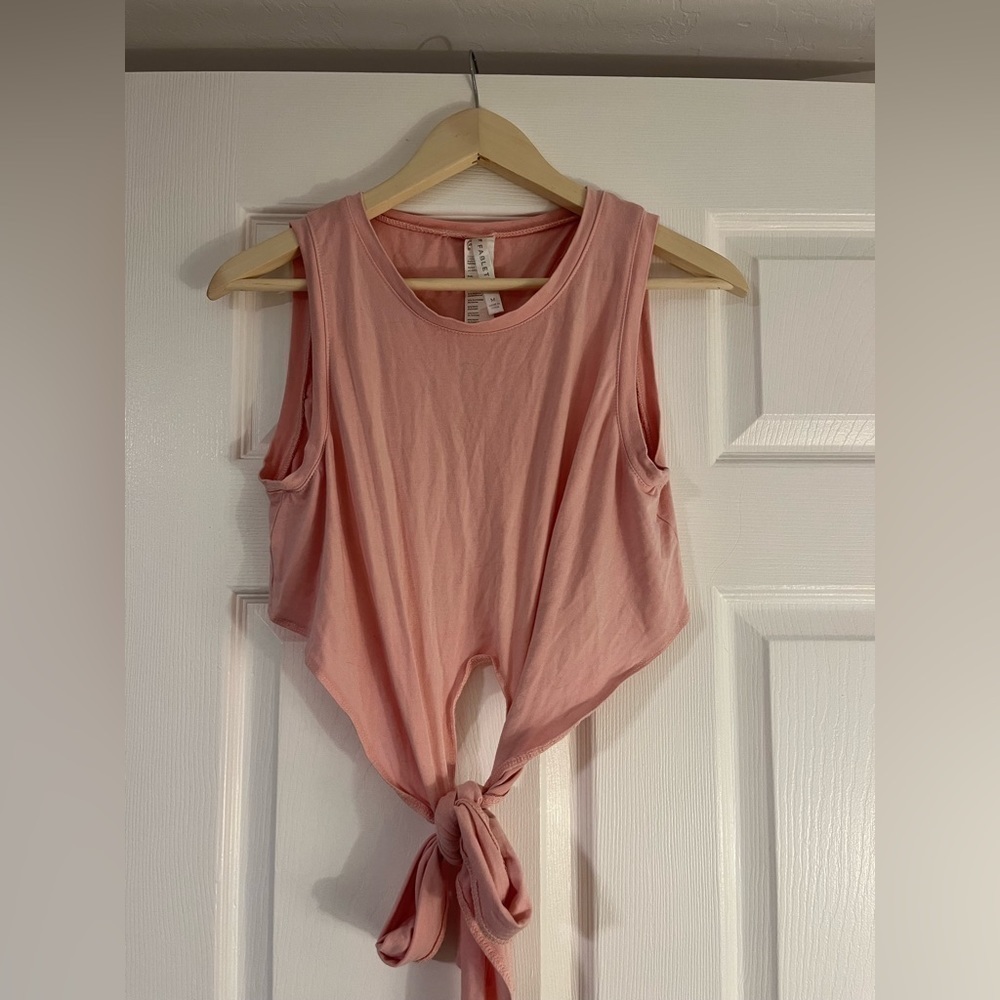 Fabletics tie workout tank